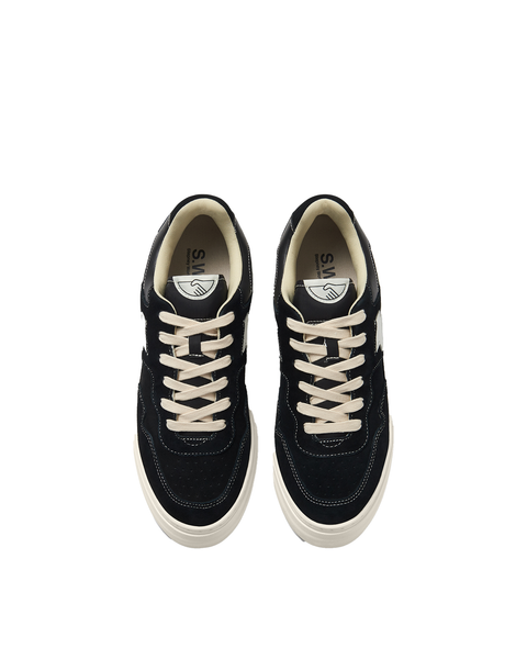 PEARL S-STRIKE SUEDE YA09015 57883_8027 BLK/WHT-BLK/WHT MAN