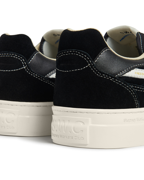 PEARL S-STRIKE SUEDE YA09015 57883_8027 BLK/WHT-BLK/WHT MAN