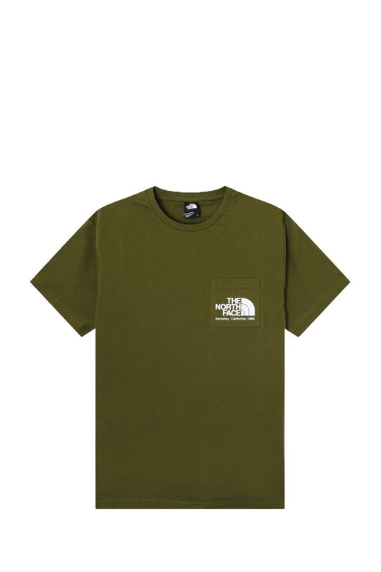 T-SHIRT UOMO THE NORTH FACE BERKELEY CALIFORNIA TEE NF0A87U2 FOREST OLIVE