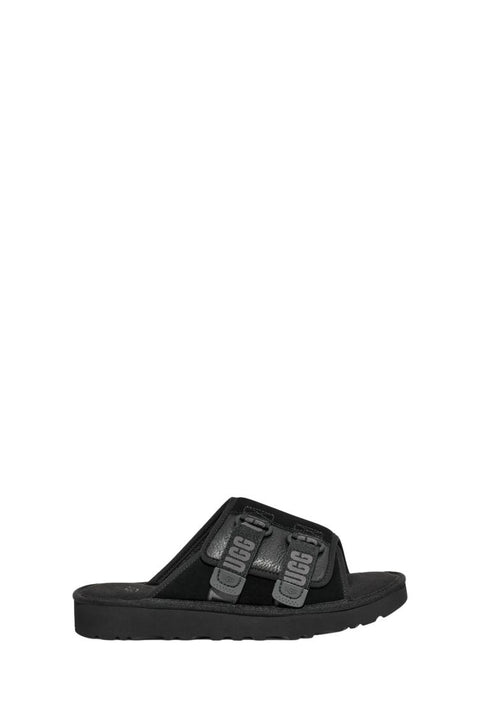 SCARPA UOMO UGG GOLDENCOAST STRAP SLIDE 1142730 BLACK