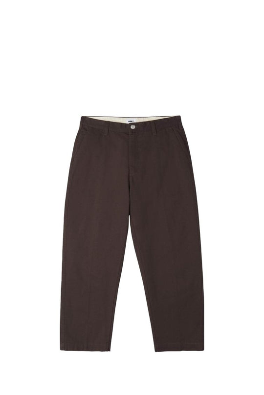 OBEY PANTALONE BIGWIG CHINO PANT PGMT JAVA BROWN-JVA