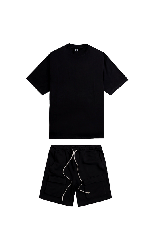 TSHIRT BERMUDA SS ELOY 63311_7948 NERO-NERO MAN