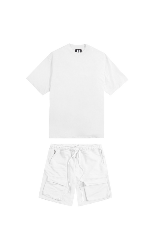 TSHIRT BERMUDA SS ELOY 63311_8427 BIANCO-BIANCO MAN