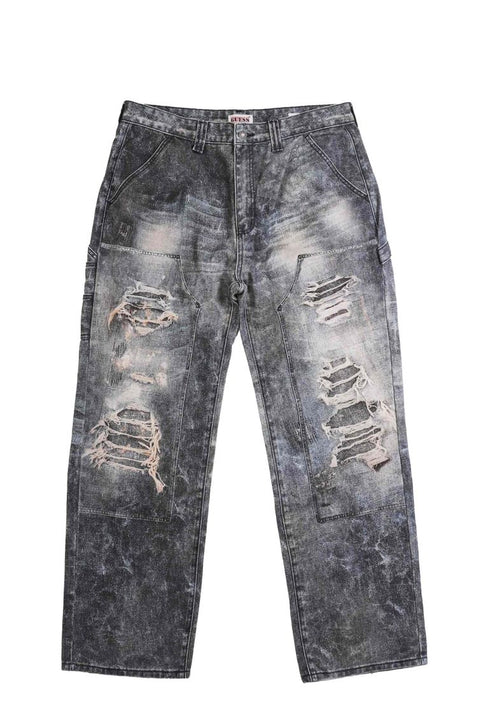 GUESS JEANS JEANS M4BG43 D4SB0 PRNTD MENDING