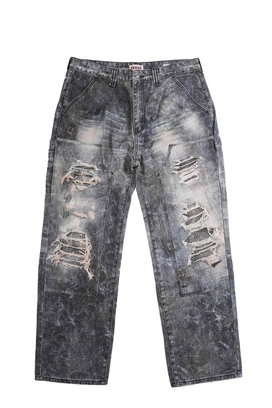 GUESS JEANS JEANS M4BG43 D4SB0 PRNTD MENDING