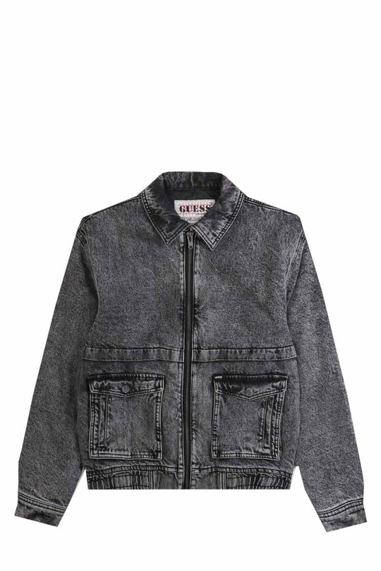 GUESS JEANS GIUBBOTTO M4BG76 D4Y50 VINTAGE BLACK