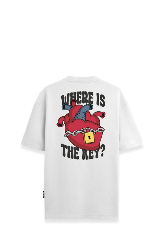 T-SHIRT S2 KEY 62795_8427 BIANCO-BIANCO MAN