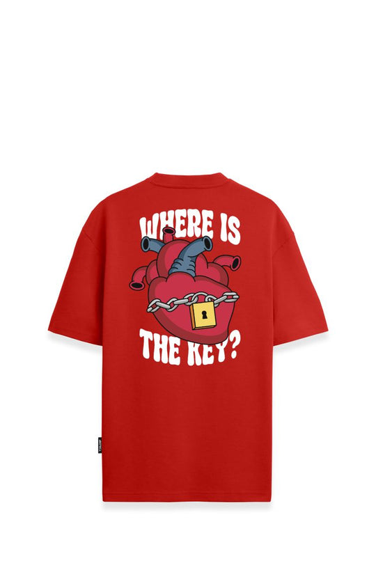 T-SHIRT S2 KEY 62795_7944 ROSSO-ROSSO MAN