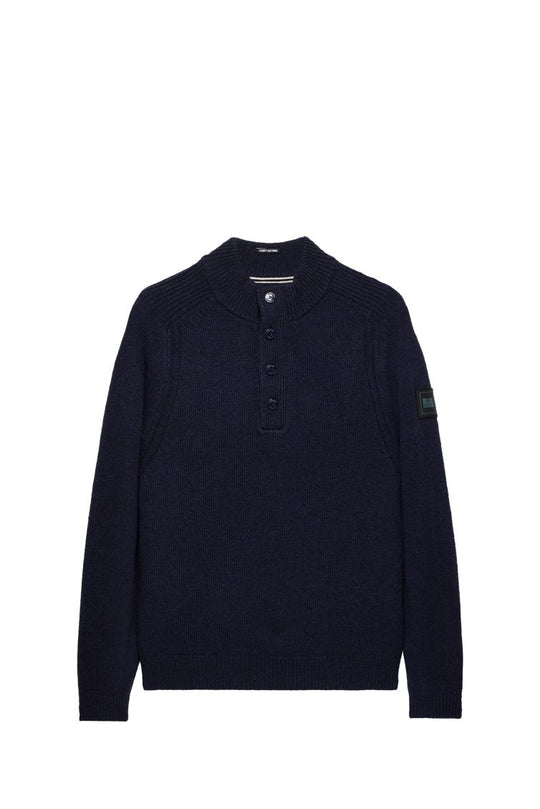 WEEKEND OFFENDER CASTILLOS SWEATER KWAW2405 NAVY