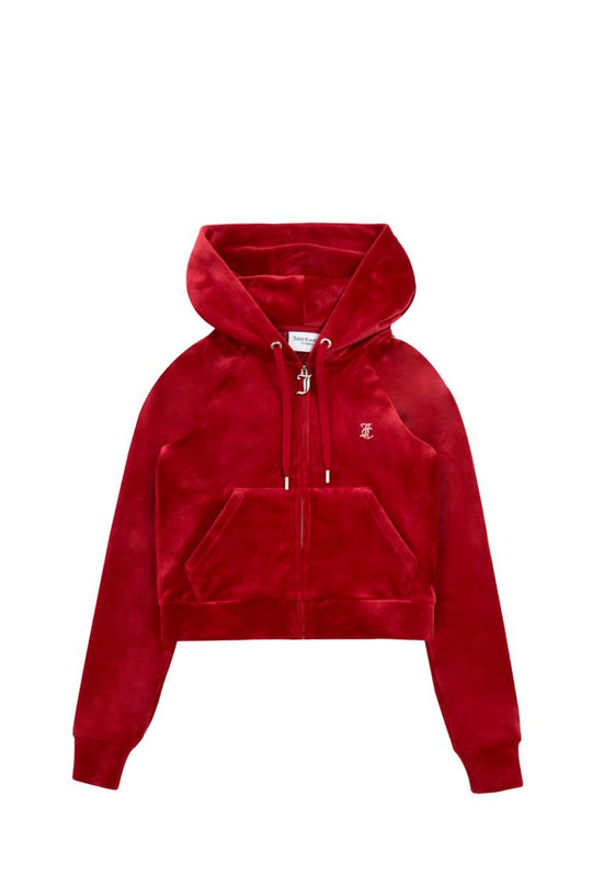 JUICY COUTURE MADISON HOODIE VIJH70194WPFJB4 RED DAHLIA