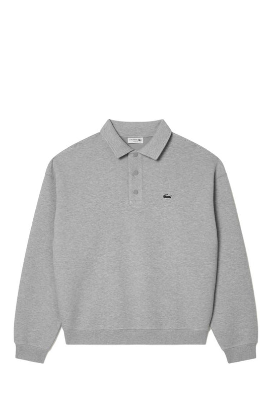 LACOSTE FELPA SH2821 SILVER CHINE