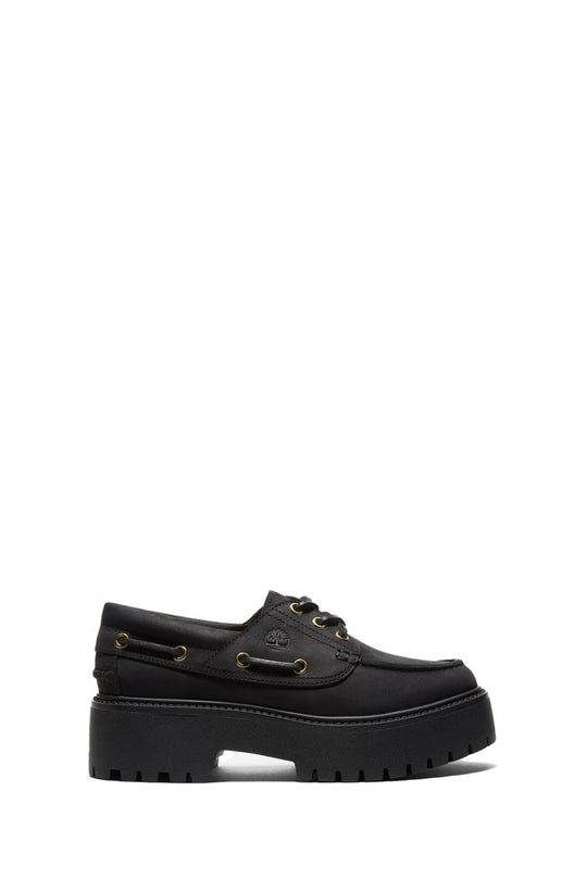 TIMBERLAND STONE STREET BOAT SHOE TB0A6AVE BLACK-0011